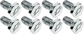 56463cd Gardner-westcott Chrome Bow Tie Logo Chevrolet Small Block Steel Valve Cover Bolt Set