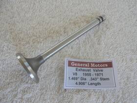 General Motors 1205ex 1955 - 1971 V8 Exhaust Valve Nors