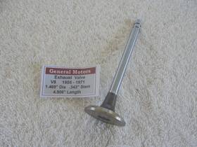 General Motors 1401.01 1955 - 1971 V8 1 Each Exhaust Valve Nors
