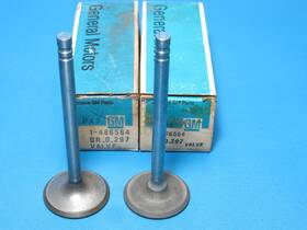 General Motors 486564 Nos 2 Gm 1972-1973 Pontiac 350 400 2bbc Exhaust Valves