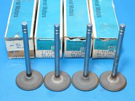General Motors 489849 Nos 4 Gm 1974 Pontiac 350 400 2bbc Intake Valves