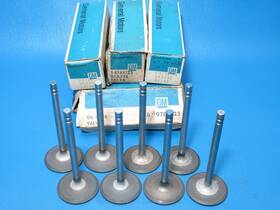 General Motors 9789725 Nos 8 Gm 1967 Pontiac Gto Ram Air 1st Firebird Trans Am Ho Intake Valves