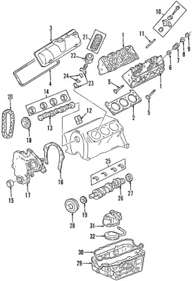 12568412 Gm Genuine Engine Exhaust Valve