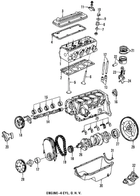 14086089 Gm Genuine Exhaust Valve