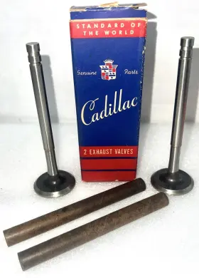 1455361 Gm 2 Vintage Cadillac Exhaust Valves Oem 1949 1950 1951 331 V-8 Engine