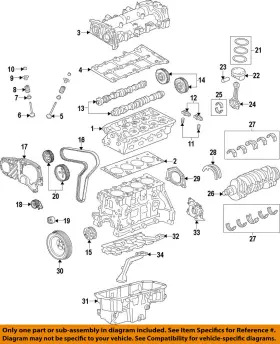 55204136 Gm Chevrolet Oem 14-15 Cruze-engine Valve Springs