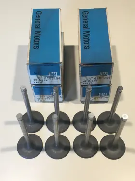 6263754 Gm 1965-1974 Chevrolet Corvette Big Block V8 Lot Of 8 Intake Valves Nos