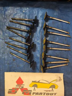 4g63t Gsc Power Division 2002-8/2001-8 Oem Intake And Exhaust Valves Set Dsm 1g 2g Evo 1-9 Viii Ix Stock#o1