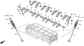 14711-p0d-000 Honda Genuine Valve In