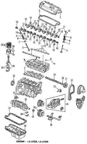 14711-pm3-000 Honda Genuine Valves
