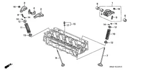 14721-p08-000 Honda Genuine Valve Ex