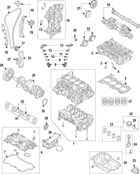 22211-2m005 Hyundai Genuine Intake Valve