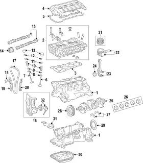 22212-2b010 Hyundai Genuine Exhaust Valve