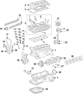 22212-2b700 Hyundai Genuine Exhaust Valve