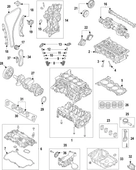 22212-2j000 Hyundai Genuine Exhaust Valve