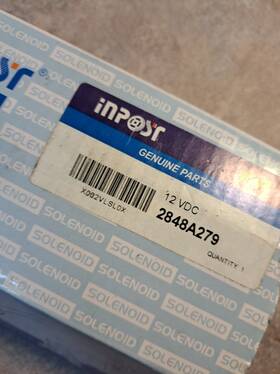 Inpost 2848a279 Inposr 12v Solenoid Valve For 700 Diesel Engines