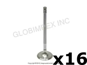 3316.239 Intervalves Bmw 2002-2010 Exhaust Valve 29.0 Mm 6 Stem 16 Warranty