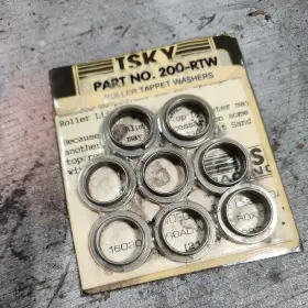 200-rtw Isky Racing Cams Set Of 16 New Roller Cam Tappet Lifters Rev Kit Washers