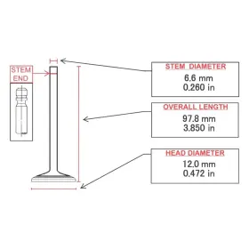 Rv9276 Itm Engine Intake Valve