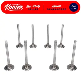 Ve2237x8 Kanter Auto 8 Exhaust Valves 1958-1961 Chevrolet Biscayne Nomad Bel Air Brookwood 348 V8 New