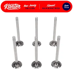 Ve2251x6 Kanter Auto 6 Exhaust Valves Set 1942-1959 Dodge Plymouth 218 230 6-cylinder