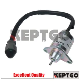 Sa-4920 Keptgo 41-6383 Fuel Shut Off Shutdown Solenoid For Yanmar Thermo King Tk 12v