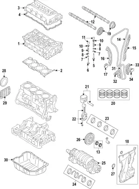 22212-2g700 Kia Genuine Exhaust Valve