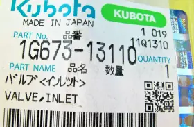 1g673-13110 Kubota 1 Genuine Intake Valve D905 D1005 D1105 V1505 C8s4