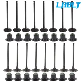 Om50733oc Lablt 16pcs Intake Exhaust Engine Valves For Ford Mazda Lincoln 2.0l 2.3l 2.5l Dohc