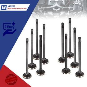 Labwork 9454610 10 10pc Exhuast Valve 6mm Stem For 98-16 Volvo C30/70 S40/60/70/80 V50/70 Xc70