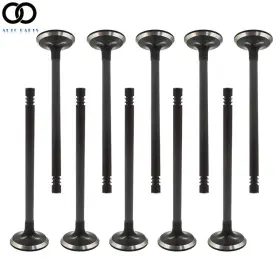 Apo53848 Labwork 10 Pcs Exhuast Valve 6mm Stem For Volvo S70 C70 V70 S40 S60 2.4l 2.5l Dohc