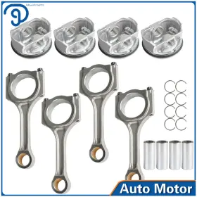 Lp720816ks Labwork 4x Connecting Rod And Piston Kit For 2011-2019 Hyundai Sonata Sorento Optima 2.4l