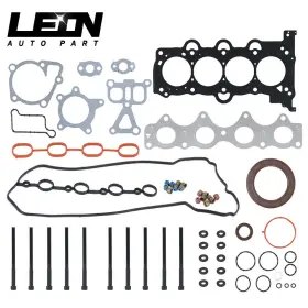 Leon 663254274988 For 1.6l Rio Soul Accent Veloster Head Gasket Set With Bolts& Intake Exhaust Valves
