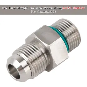 3348332 Madhornets 042211 Fuel Pump Straight Check Valve Fitting For Cummins N14