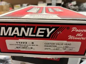 11223-8 Manley Max Head Custom Gen Ii Xtremealloy Exhaust Valves -