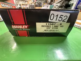 11587-8 Manley Extremeduty Inconel Stainless Valves 3/8 Stem 1.880 Used
