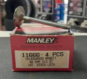 11656-4 Manley Exhaust Valve Set 40.5mm 3.976 Inch 0.3130 St - Volkswagen Rabbit