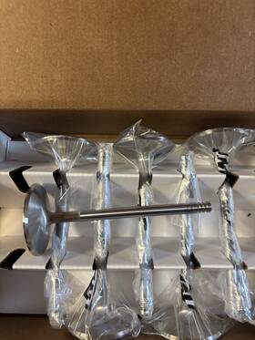 Manley 116688h07162917 Lot Of 8 Stainless Steel Valves 2.08 X 5.00 Bs12