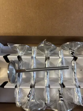 116688h07162917 Manley Lot Of 8 Stainless Steel Valves 2.08 X 5.00 Bs12