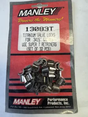 13083t Manley Super 7 Titanium Valve Locks 32 Pcs For .3415 Valves