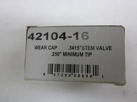 Manley 42104-16 Valve Lash Caps Steel 11/32 Inch Stems 0.080 Thick 16