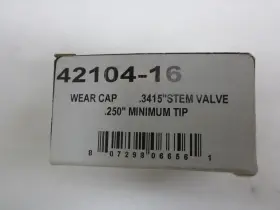 42104-16 Manley Valve Lash Caps Steel 11/32 Inch Stems 0.080 Thick 16
