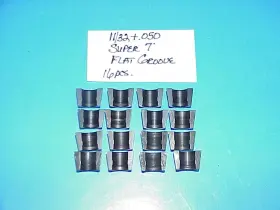 Manley Or Comp Cams 11/32 .050 16 Steel Super 7 Valve Locks Flat Groove Nascar