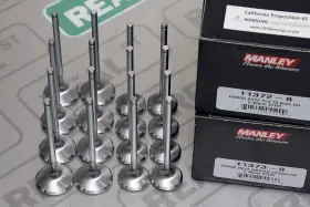11373-8 Manley Performance 11372-8/11373-8 Race Series Valves Honda Acura B16a B18c Std Size Dish Face