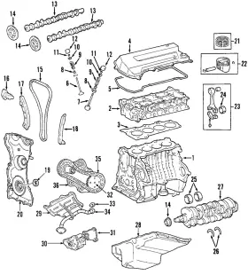 1f24-12-121 Mazda Genuine Exhaust Valve