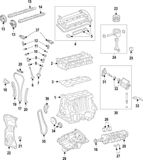 Pe31-12-111 Mazda Genuine Intake Valve