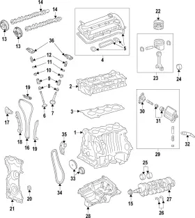 Pe31-12-121 Mazda Genuine Exhaust Valve