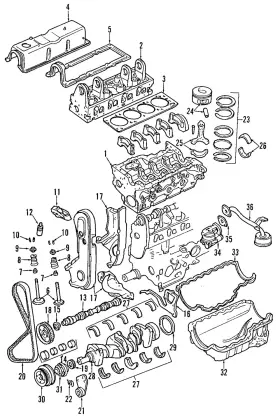 Zzm3-12-121 Mazda Genuine Valves