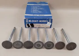 13691 Mcquay-norris 7 New Nos Engine Valves V1673 Same As 1955 Oldsmobile