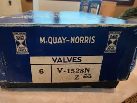 V-1528n Mcquay-norris Nos V1528n Valves With Seals Set Of 7